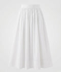 The Classic White Poplin Skirt