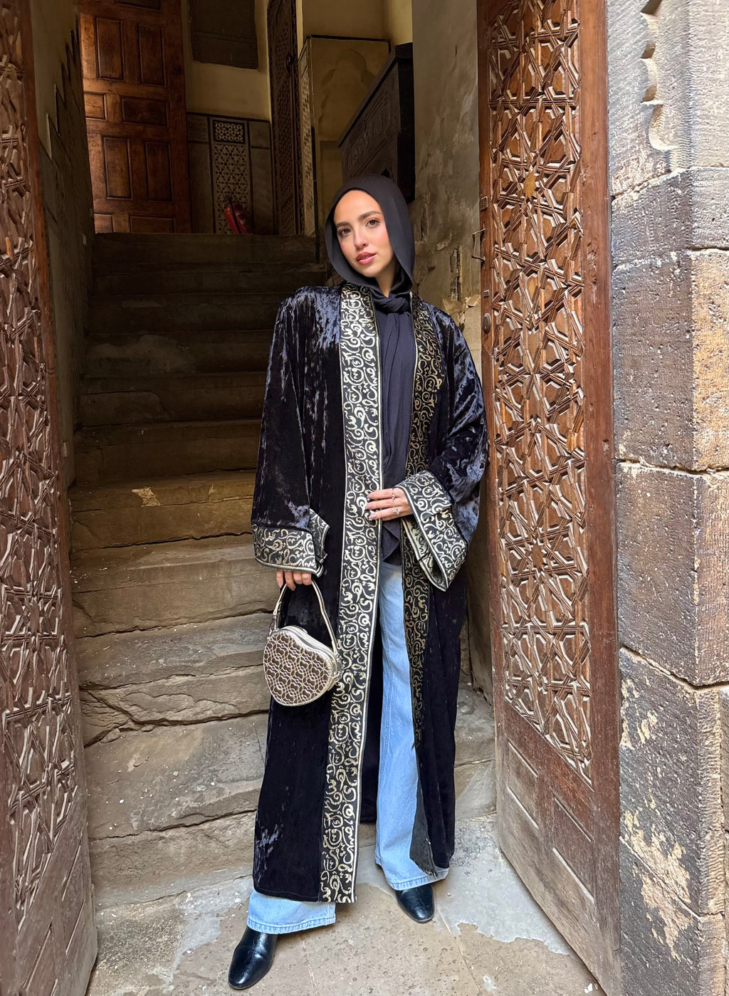 Midnight Velvet Caftan