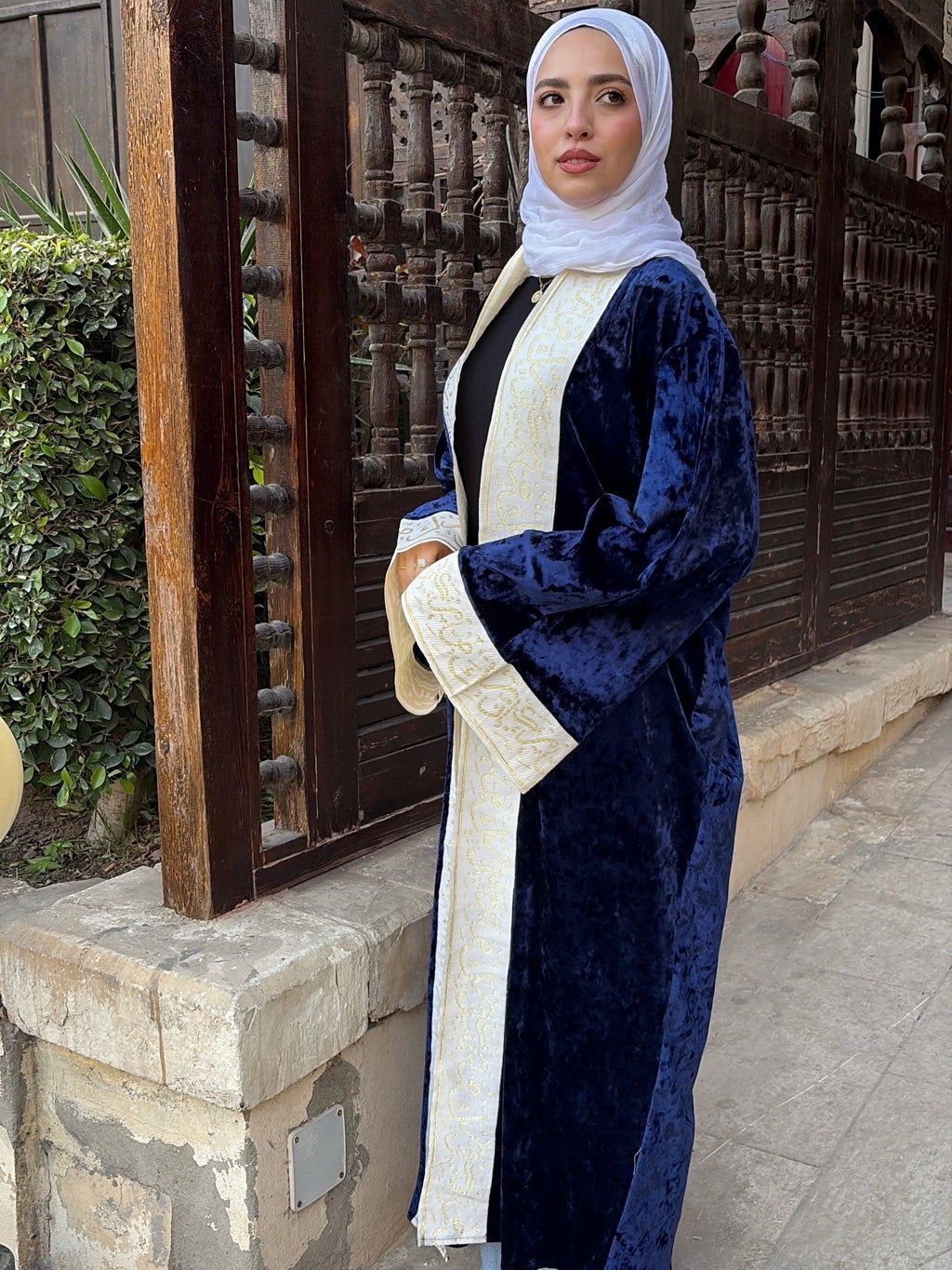 Midnight Velvet Caftan