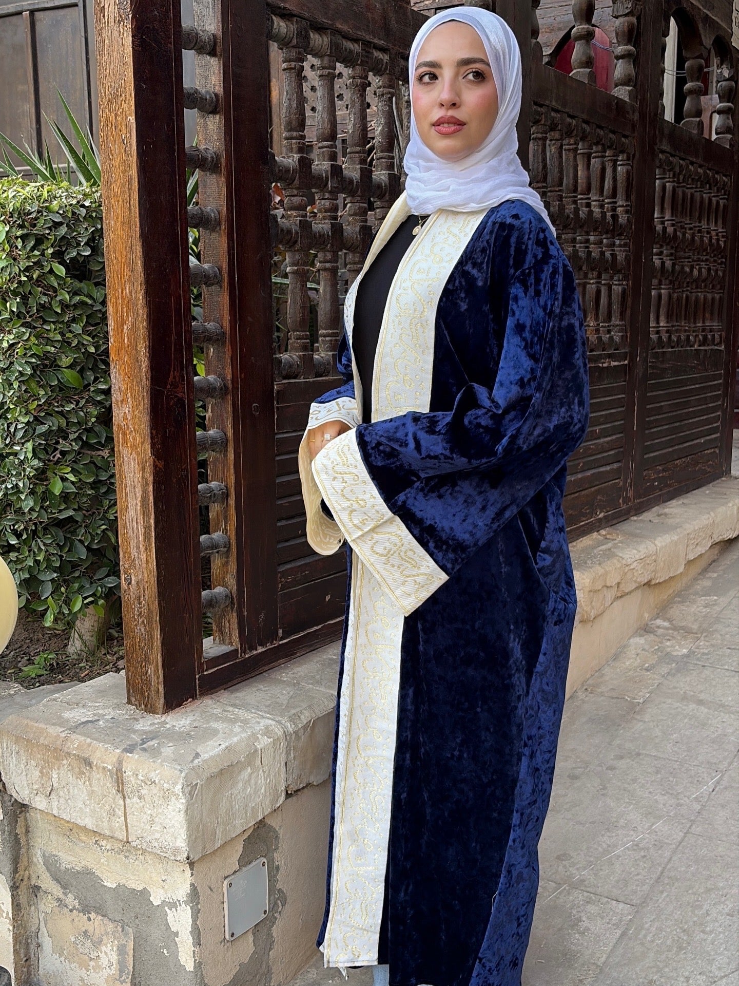 Midnight Velvet Caftan