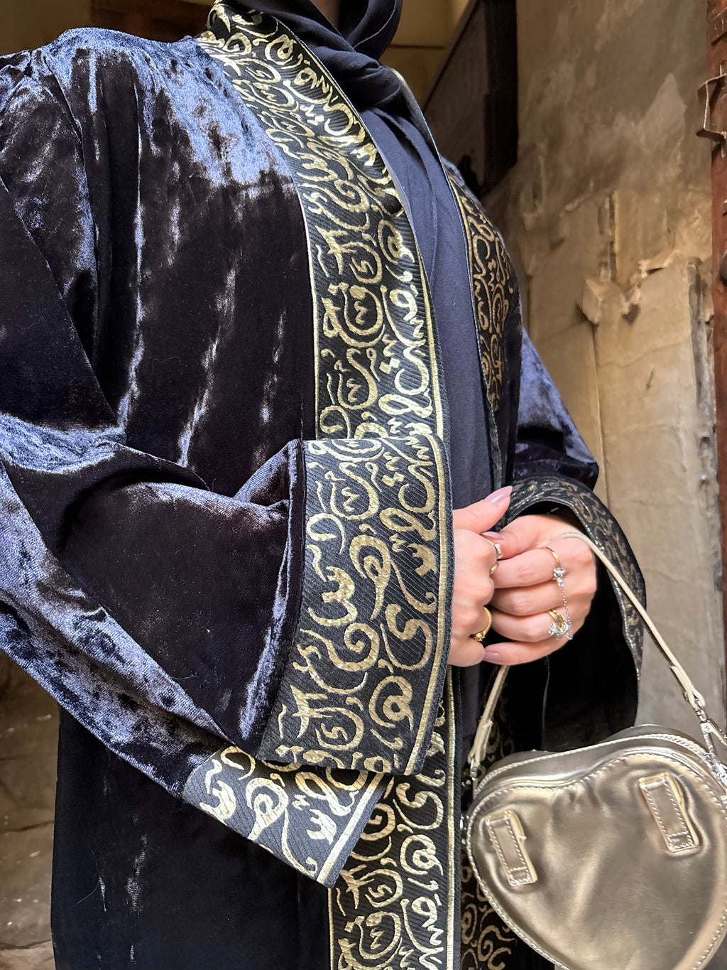 Midnight Velvet Caftan