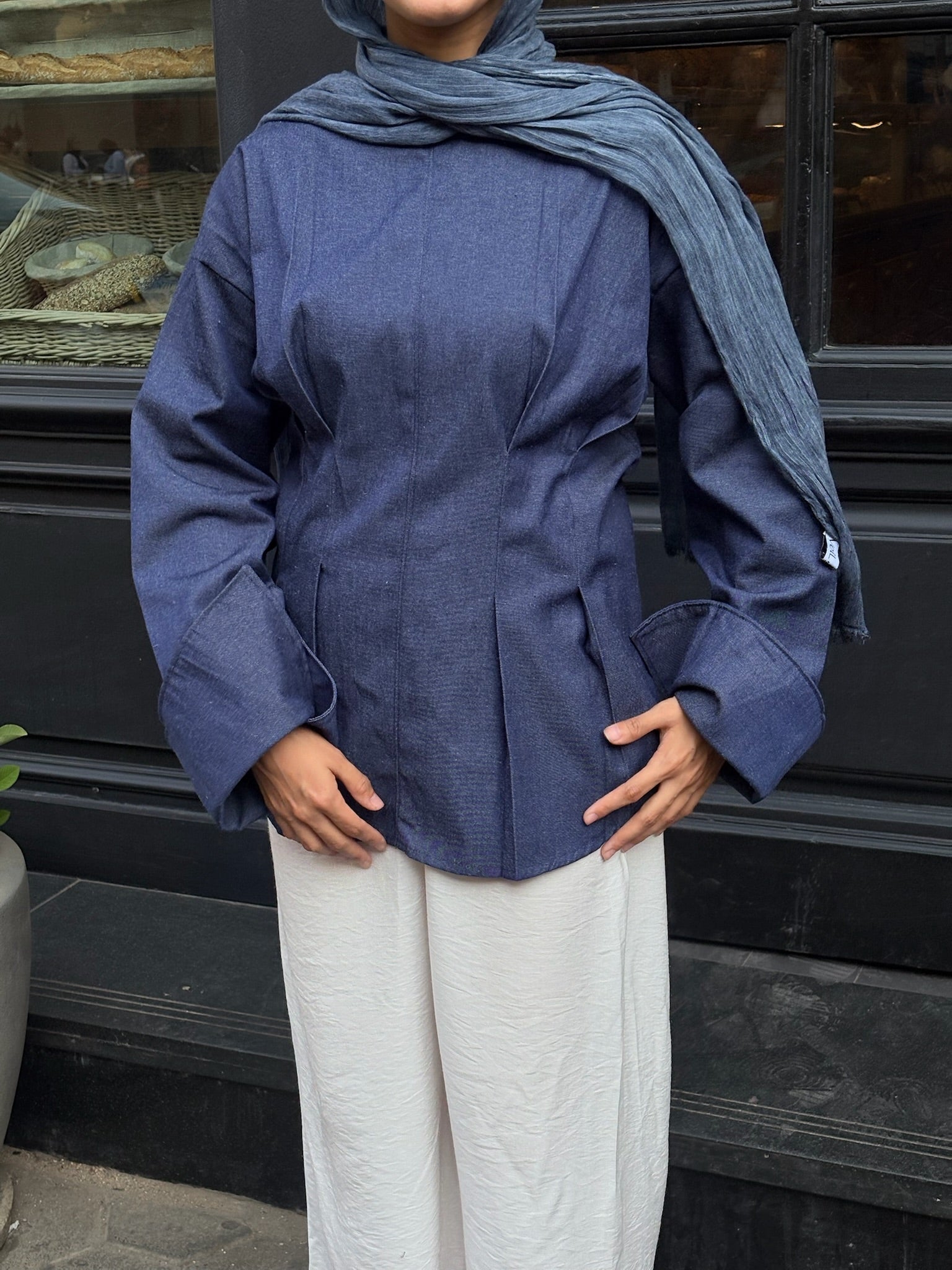Aurelia Denim Blouse ✨