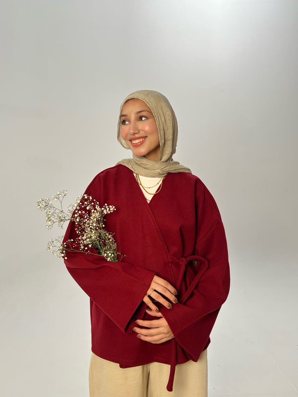 Tie-Up Wrap Jacket