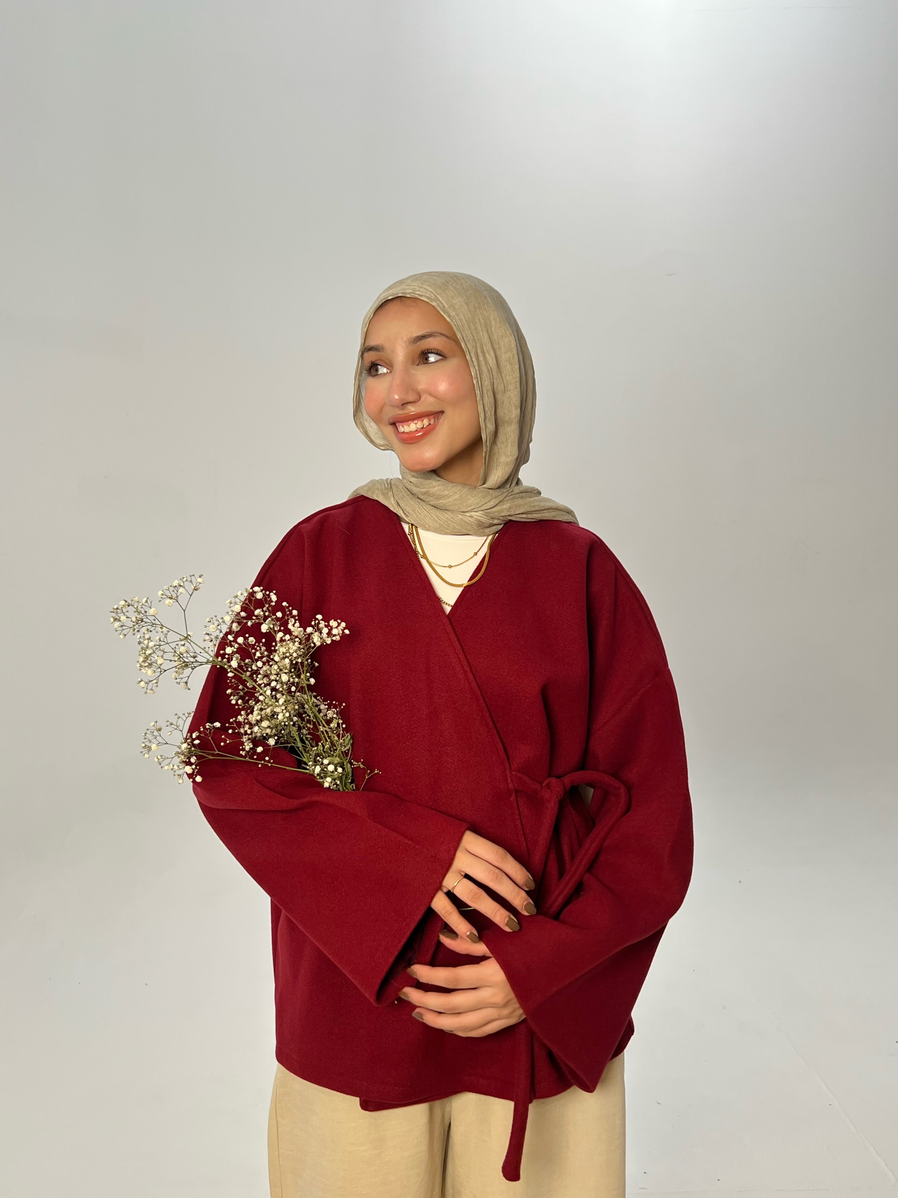 Tie-Up Wrap Jacket