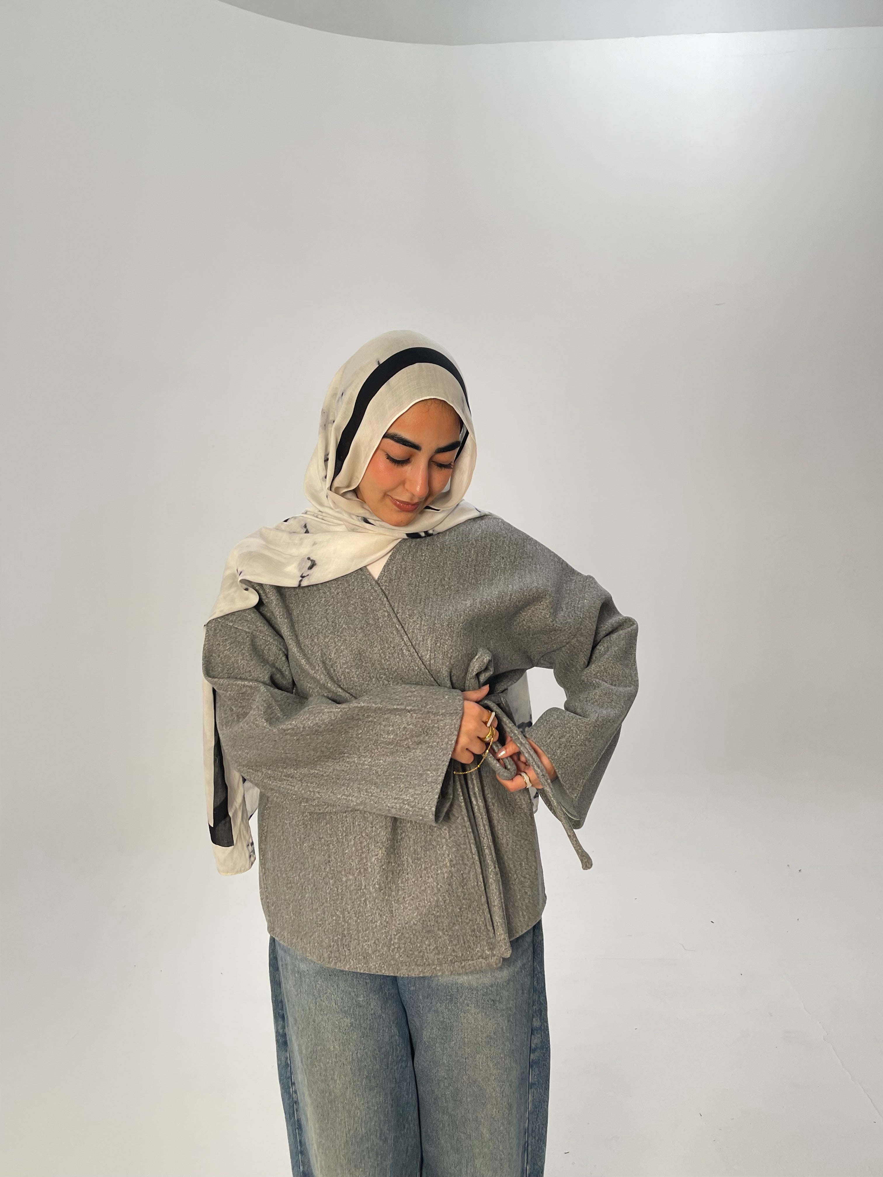 Tie-Up Wrap Jacket