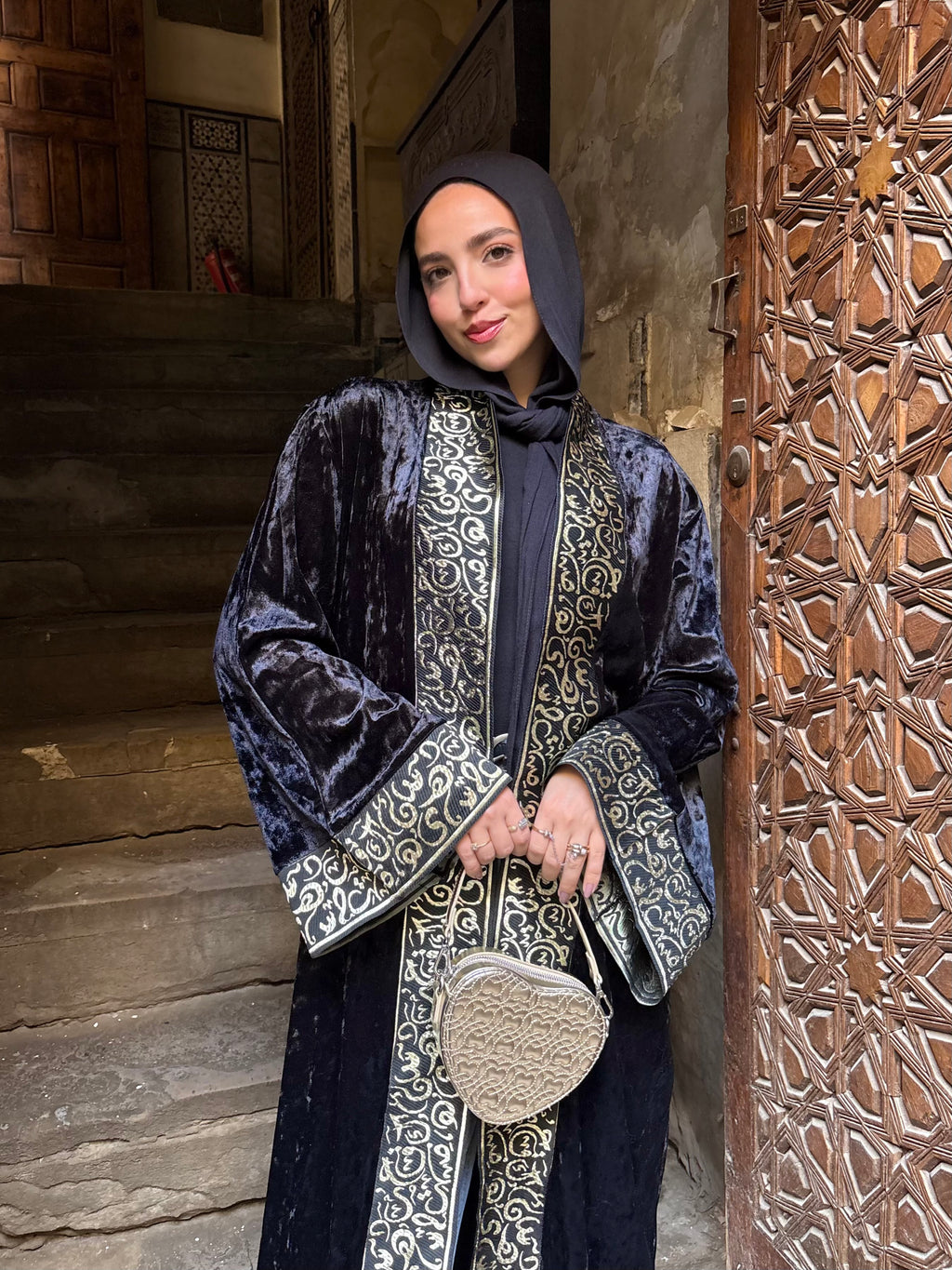 Midnight Velvet Caftan