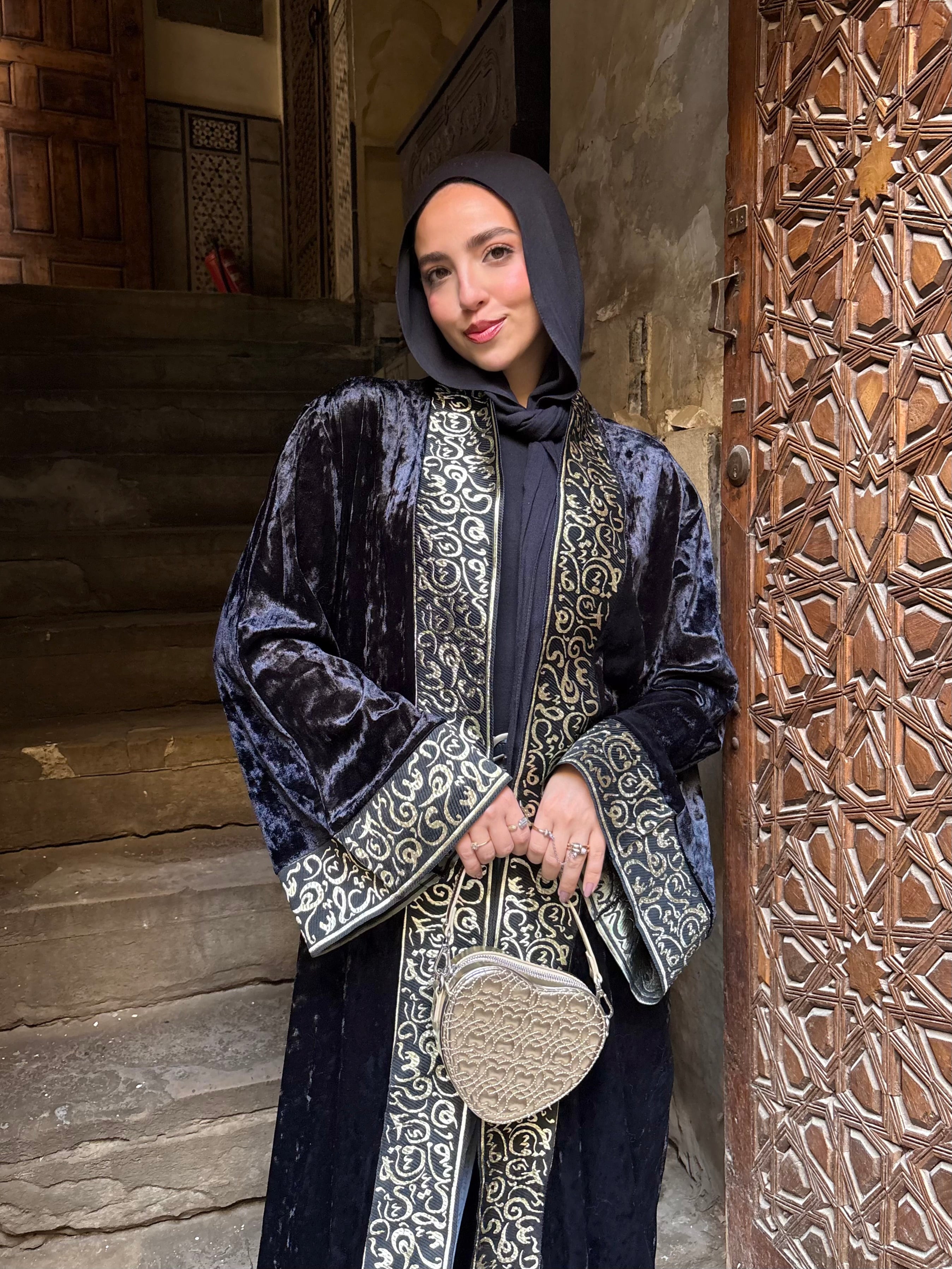 Midnight Velvet Caftan