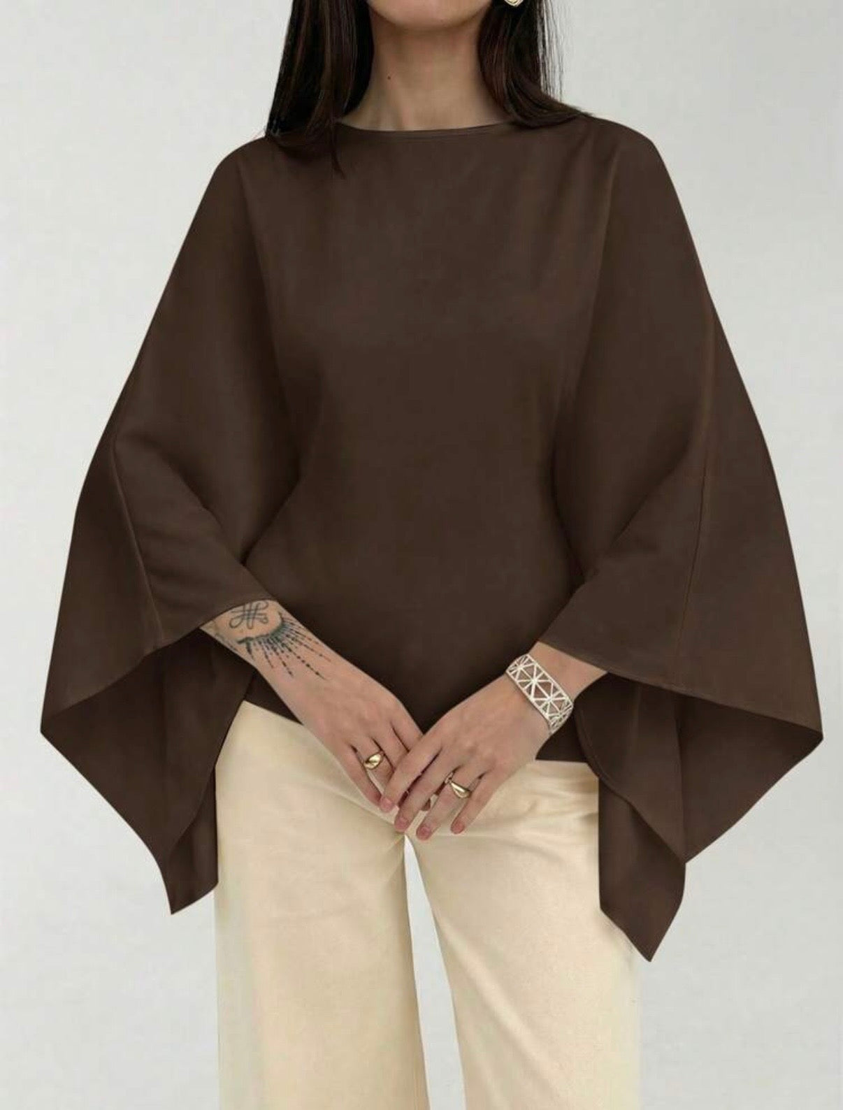 Butterfly Cape Blouse