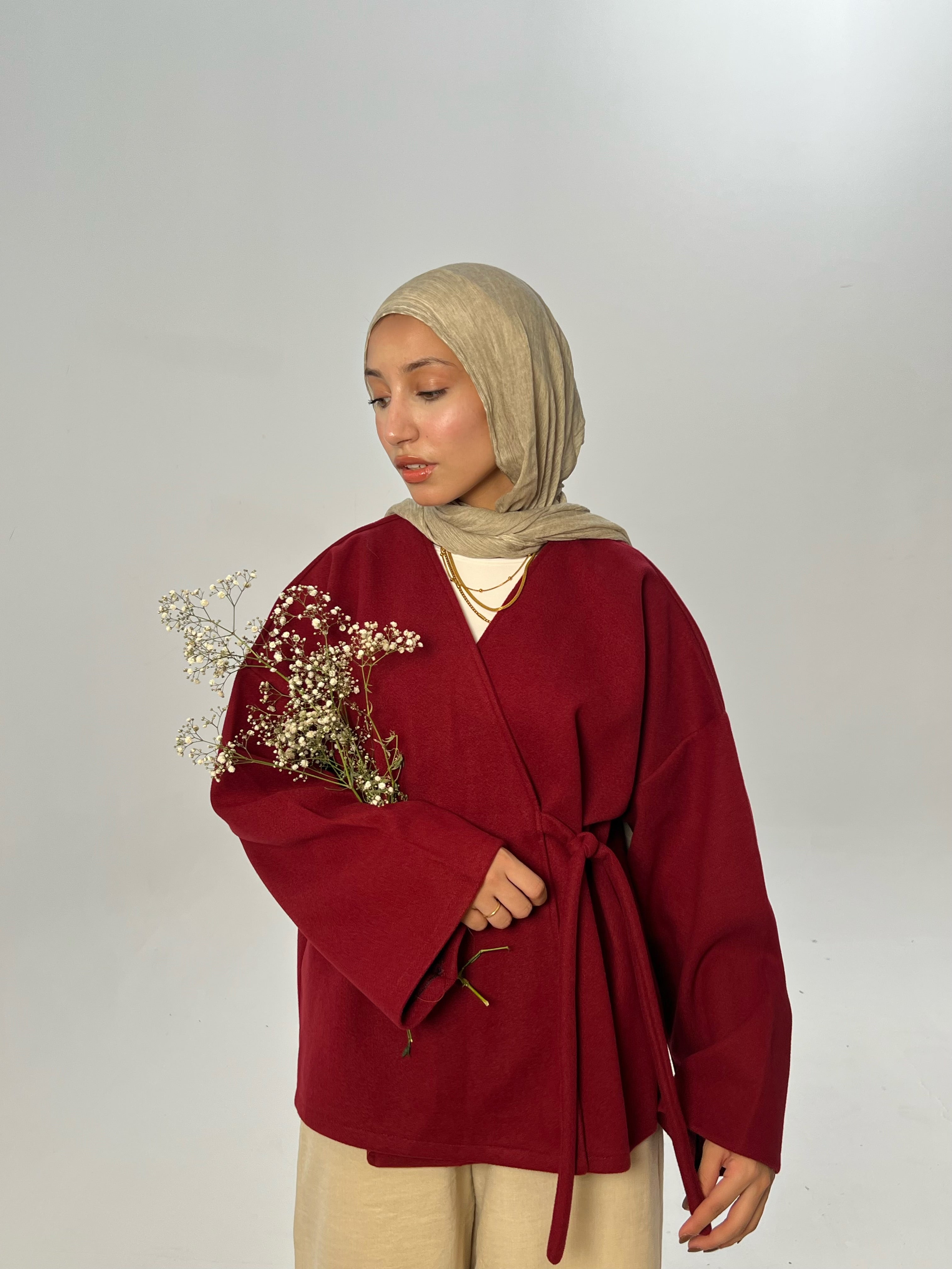 Tie-Up Wrap Jacket