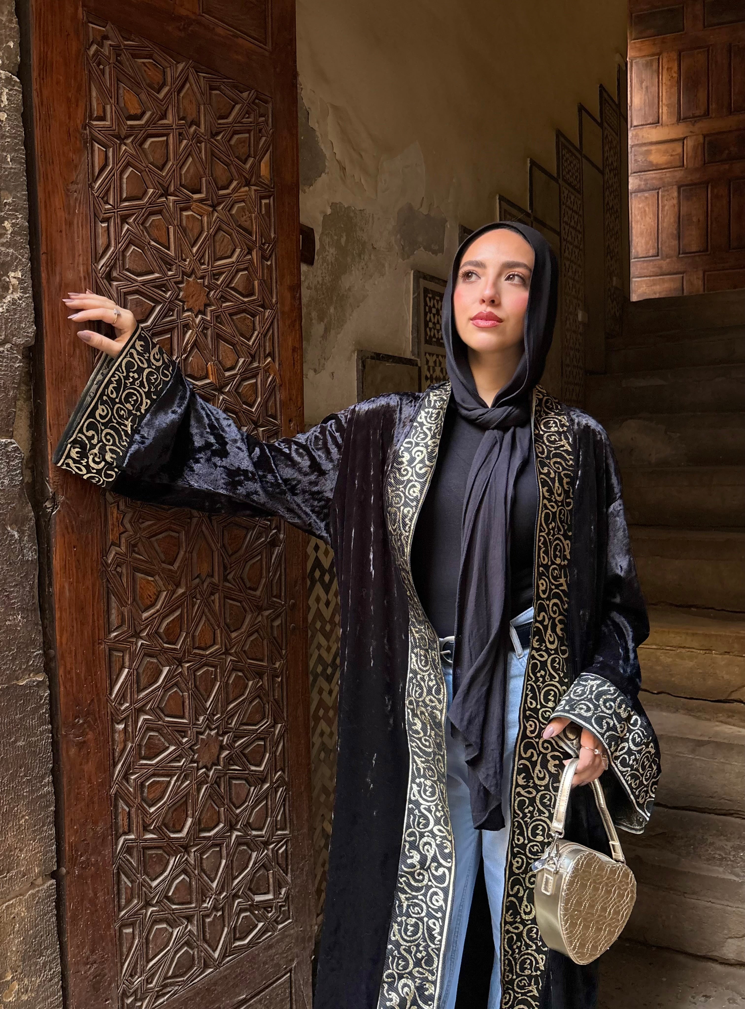 Midnight Velvet Caftan