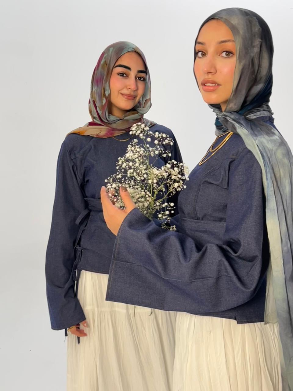Denim Curve Wraps
